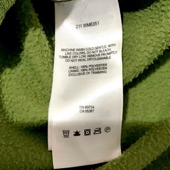 COLUMBIA | Interchange Fleece Jacket Full Zip Green Large - Picture 11 of 13
